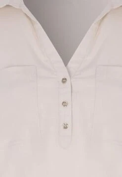 Womens Cream Linen Blend Sleeveless Shirt -Fashion Women's Clothing Sales 193616pls 162b6112a4aa05a