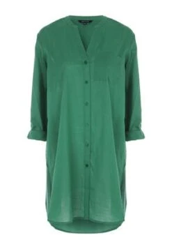 Womens Green Longline Beach Shirt -Fashion Women's Clothing Sales 193642pls f2255e9a5d44109