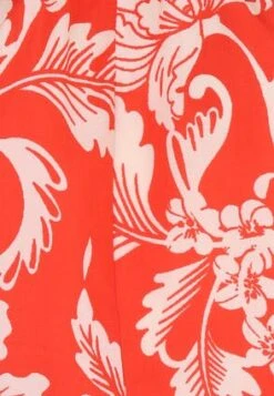 Womens Red Floral Cropped Halter Neck Co-ord Top -Fashion Women's Clothing Sales 193655pls d6957387d305d19