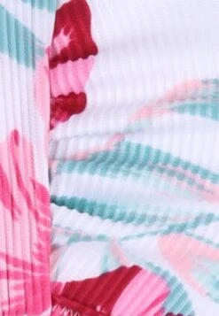 Womens White Tropical Print Halter Neck Bikini Top -Fashion Women's Clothing Sales 193871pls 4f88454c2f2a207