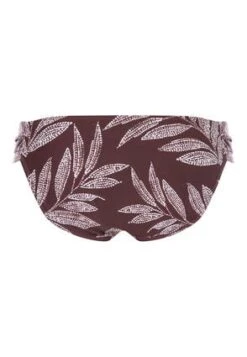 Womens Brown Leaf Print Bikini Bottoms -Fashion Women's Clothing Sales 193886pls 8c5924043d68742