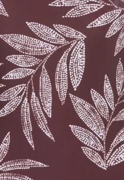 Womens Brown Leaf Print One Shoulder Control Swimsuit -Fashion Women's Clothing Sales 193913pls be1d2dcd411000e