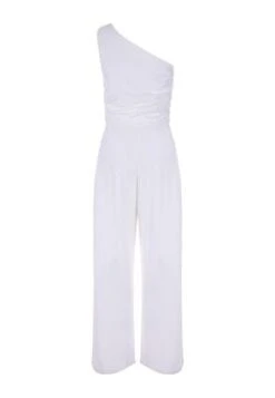 Womens White One Shoulder Jumpsuit 5 Womens White One Shoulder Jumpsuit -Fashion Women's Clothing Sales 194080pls 3e6c14fa97e7272