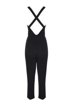 Womens Black Cross Back Jumpsuit -Fashion Women's Clothing Sales 194107pls 1aab95221805eac