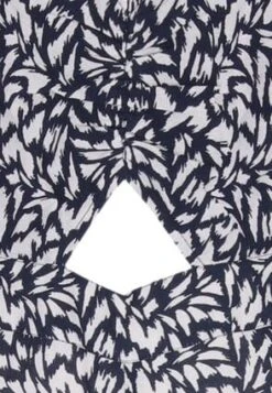 Womens Navy & White Linen Blend Cropped Jumpsuit -Fashion Women's Clothing Sales 194110pls 46a6b6f19b1a8bf