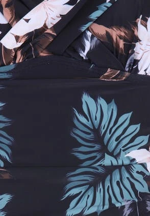 Womens Black Blue Floral Control Swimsuit Womens Black Blue Floral Control Swimsuit -Fashion Women's Clothing Sales 194136pls 40ebb1f94d04100