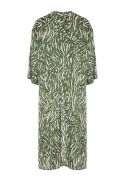 Womens Green Animal Print Longline Kimono -Fashion Women's Clothing Sales 194181pls 84e1d5a0b531790