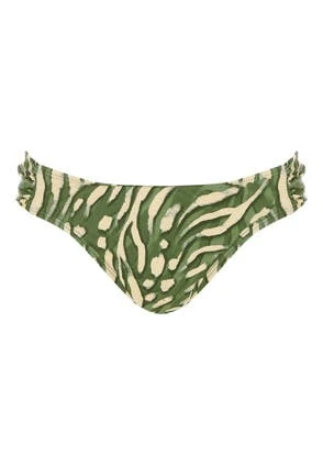 Womens Dark Green & Cream Print Bikini Brief Womens Dark Green & Cream Print Bikini Brief -Fashion Women's Clothing Sales 194192pls 8317eb82ff1a8df