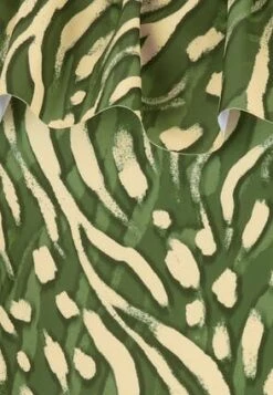 Womens Dark Green & Cream Bardot Swimsuit -Fashion Women's Clothing Sales 194195pls 58c37c58410e992