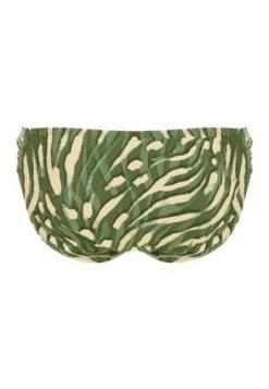 Womens Dark Green & Cream Print Bikini Brief 2 Womens Dark Green & Cream Print Bikini Brief -Fashion Women's Clothing Sales 194197pls db35ebe7ce519e3