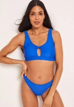 Womens Blue Keyhole Bikini Top -Fashion Women's Clothing Sales 194387pls 72c69590e94ce93