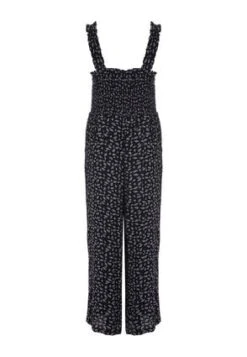 Womens Black Diamond Print Square Neck Jumpsuit 3 Womens Black Diamond Print Square Neck Jumpsuit -Fashion Women's Clothing Sales 194596pls a17067789fe7285