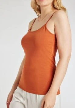 Womens Orange Stretch Cami Vest -Fashion Women's Clothing Sales 194693pls d2e24f8a6bfe215