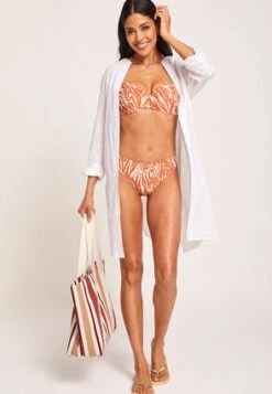 Womens Orange & White Zebra Print Bikini Top 4 Womens Orange & White Zebra Print Bikini Top -Fashion Women's Clothing Sales 194954pls 7ef588331aa0267