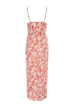 Womens Coral Floral Strappy Dress -Fashion Women's Clothing Sales 195149pls 411d000e5bcd322