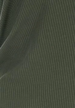 Womens Khaki Ribbed Ruched Side Dress -Fashion Women's Clothing Sales 195176pls 0bf8b8328b33502