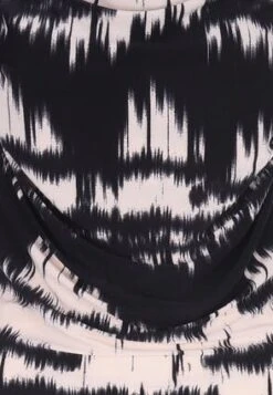 Womens Black Tie Dye Cowl Neck Midi Dress -Fashion Women's Clothing Sales 195213pls 36b269bc8c99a57