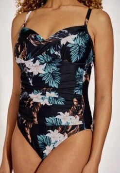 Womens Black Blue Floral Control Swimsuit 6 Womens Black Blue Floral Control Swimsuit -Fashion Women's Clothing Sales 195480pls 146a71a2506a381