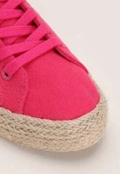Womens Bright Pink Espadrille Platform Shoe -Fashion Women's Clothing Sales 195921pls 2c3389633ad6c21
