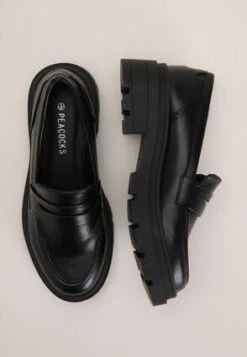 Womens Chunky Black Loafer -Fashion Women's Clothing Sales 195939pls 63718005b756db5