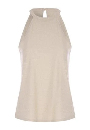 Womens Gold Halter Neck Top Womens Gold Halter Neck Top -Fashion Women's Clothing Sales 196153pls abc16e30350e278