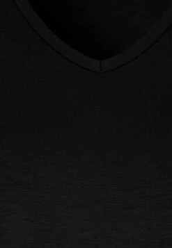 Womens Black V-Neck Soft Touch T-shirt -Fashion Women's Clothing Sales 196166pls 02dad8288611254