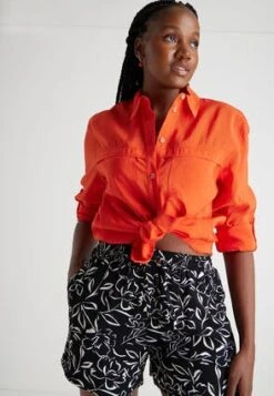 Womens Black & Cream Floral Print Shorts -Fashion Women's Clothing Sales 197055pls 38ea79cc533c0c1