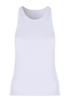 Womens White Ribbed Racer Back Vest -Fashion Women's Clothing Sales 198101pls 590b0a772e464e8