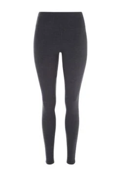 Womens Grey Wide Waistband Leggings -Fashion Women's Clothing Sales 87114pls d38a507547a2f37